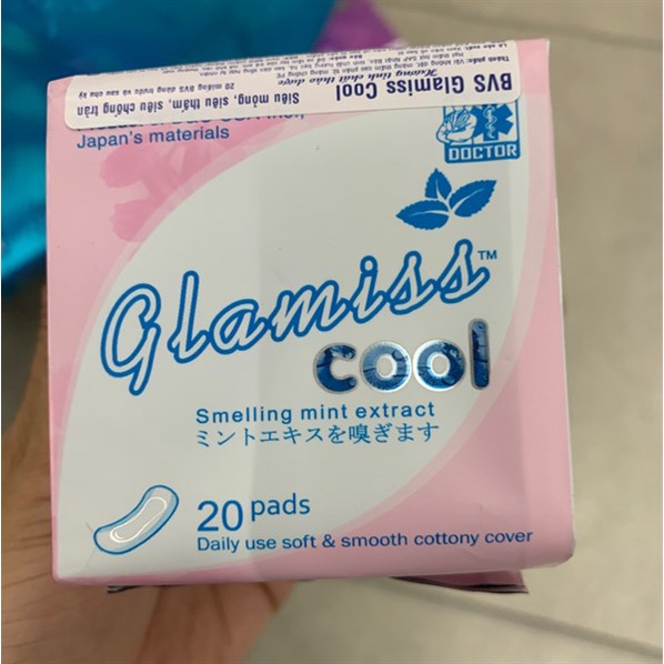 6 gói băng vệ sinh Doctor care Glamiss cool hàng ngày