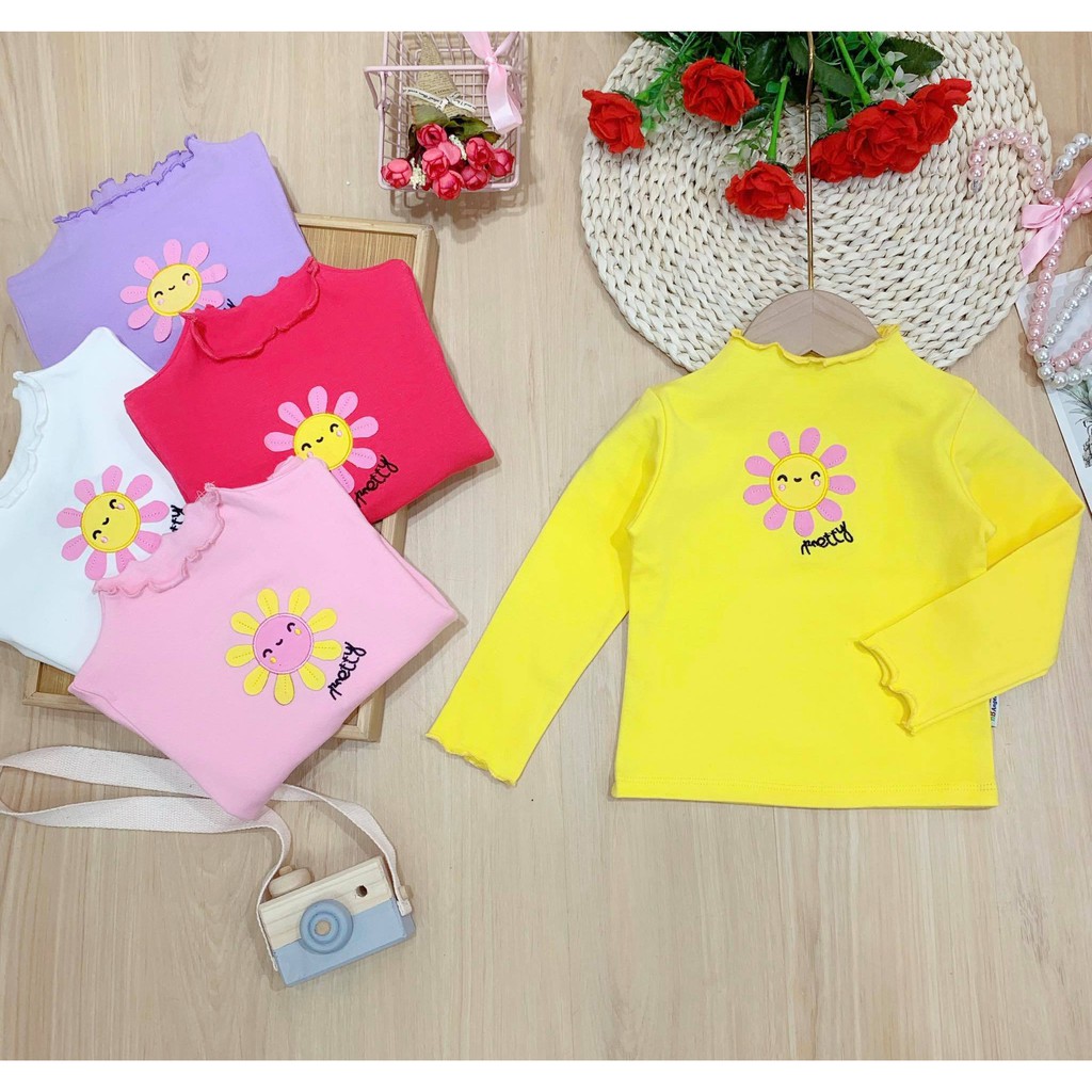 ⛔22-33kg⛔ Áo cotton len cao cấp hoa mặt trời cho bé gái size đại