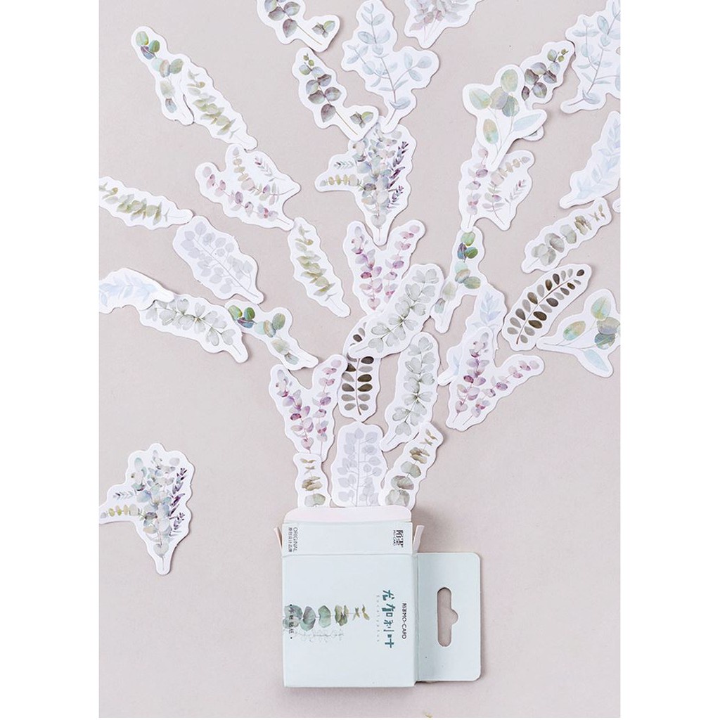 Bộ 46 Sticker Hoa Tuyết E118