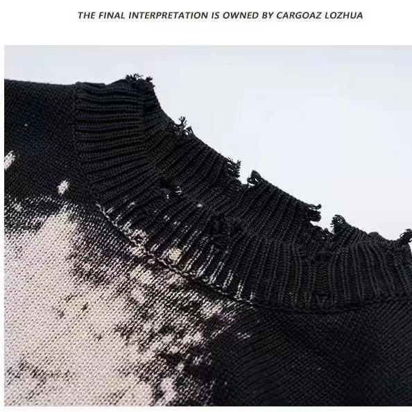 Áo Sơ Mi Tay Dài In Họa Tiết Màu Đen Phong Cách Lười Mùa Thu Cho Nam Và Nữ