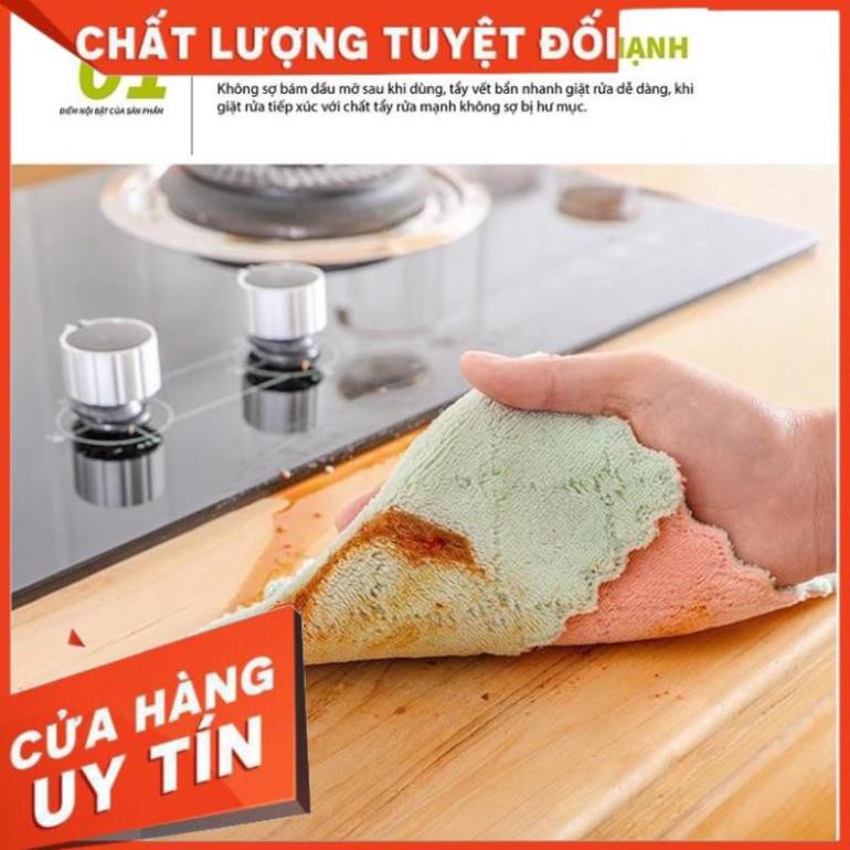 Sale Sốc -  Combo 10 khăn lau bếp siêu thấm hút. . Siroshop.