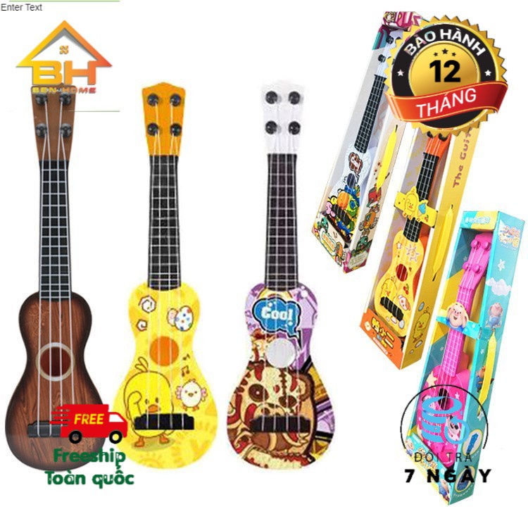 [FREESHIP] Đồ chơi đàn guitar 4 dây xịn xò cho bé yêu 2021
