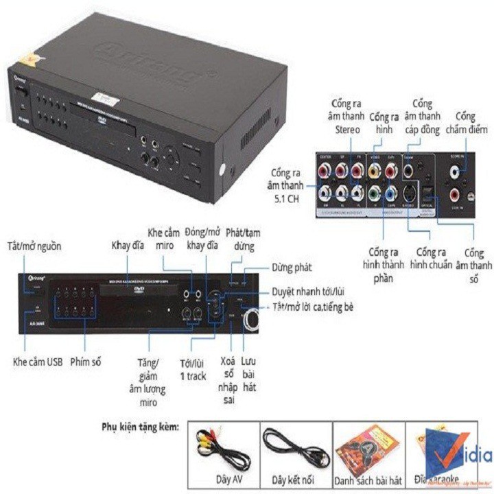 Đầu Karaoke ARIRANG AR-36NR