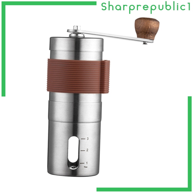 [shpre1] Manual Coffee Grinder Adjustable Setting for Espresso French Press Camping