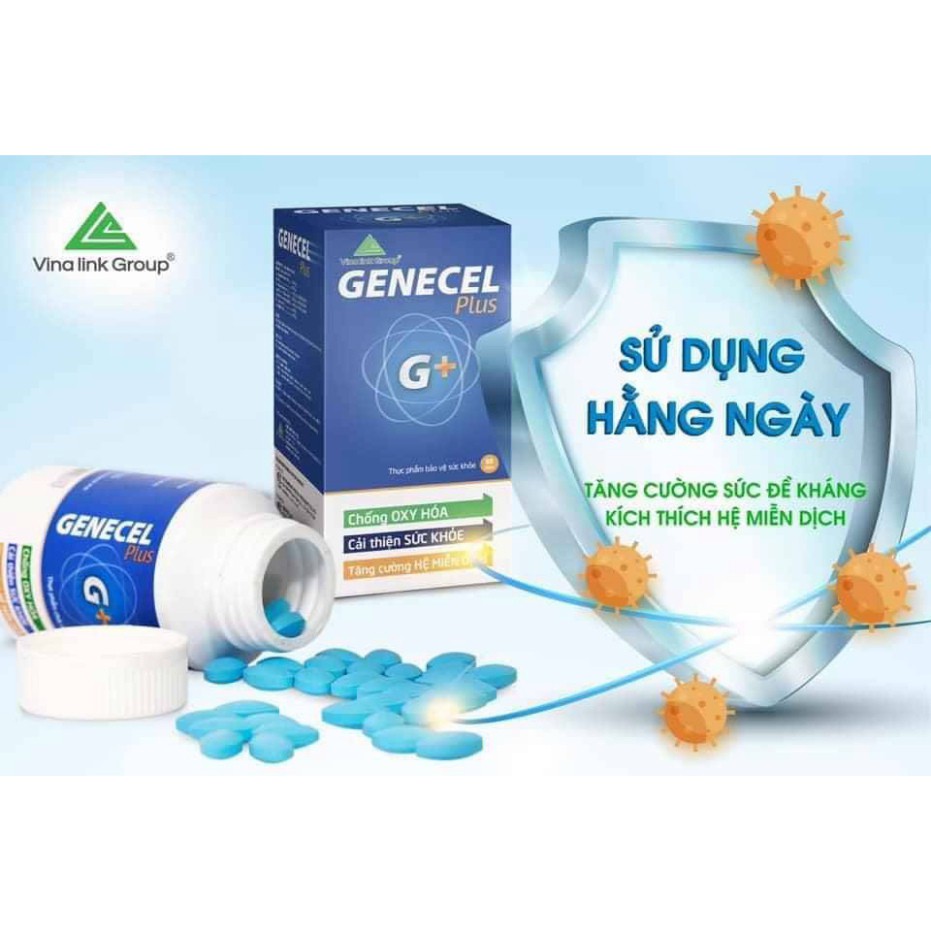 Genecel Plus – Hỗ trợ chống oxy hóa, tăng cường miễn dịch, phục hồi sức ...