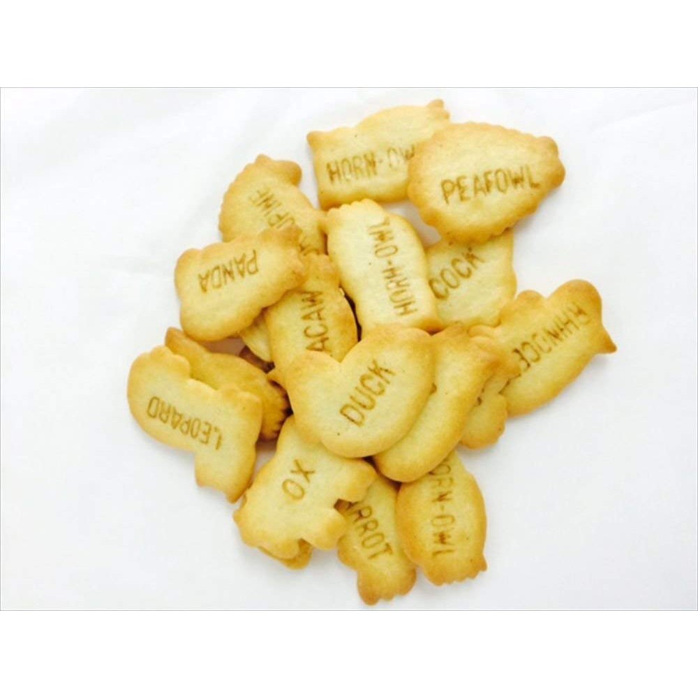 Bánh quy DHA Ginbis Nhật Bản hình thú 27gx6 gói