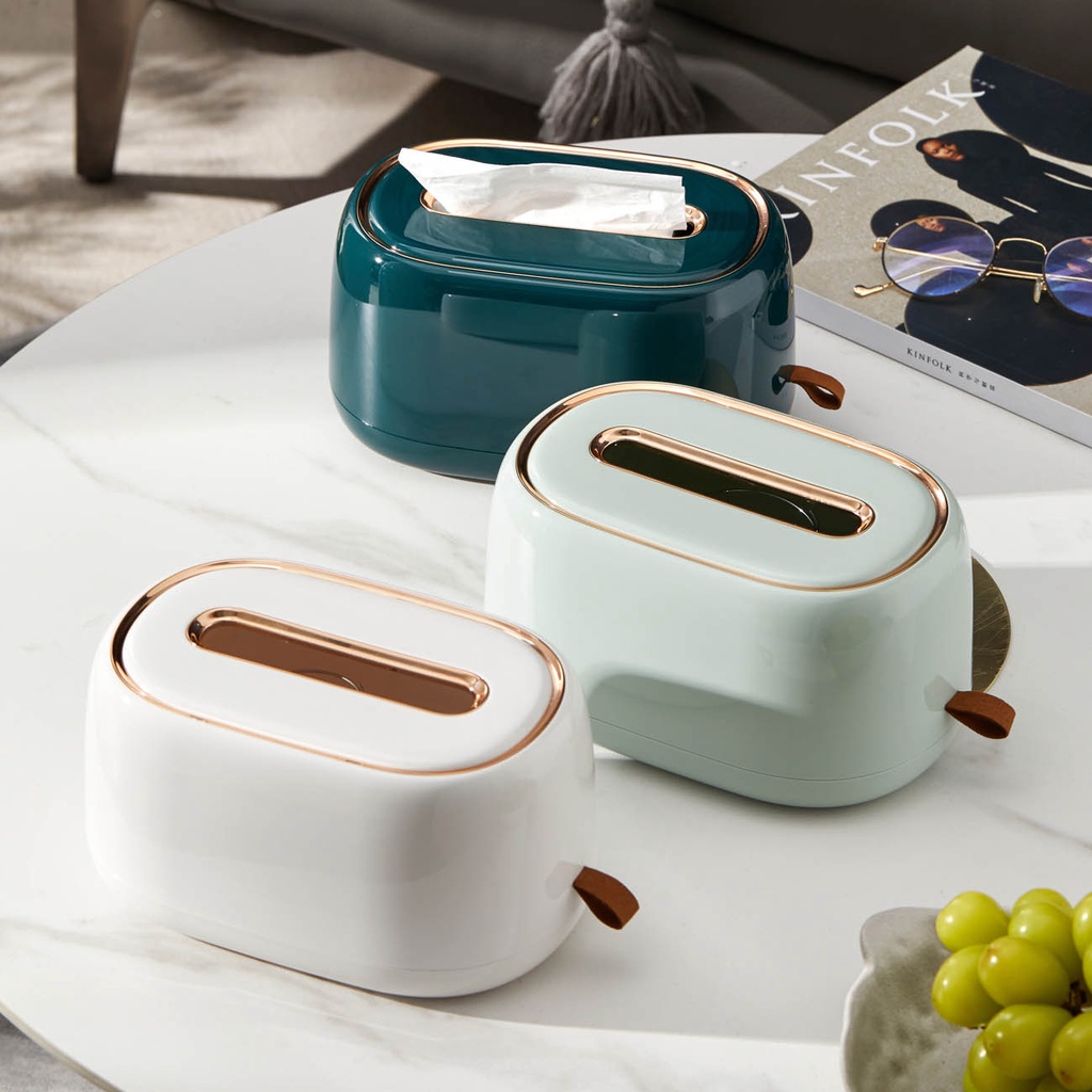 Hộp đựng khăn giấy JUJIAJIA gắn tường thiết kế sang trọng sáng tạo