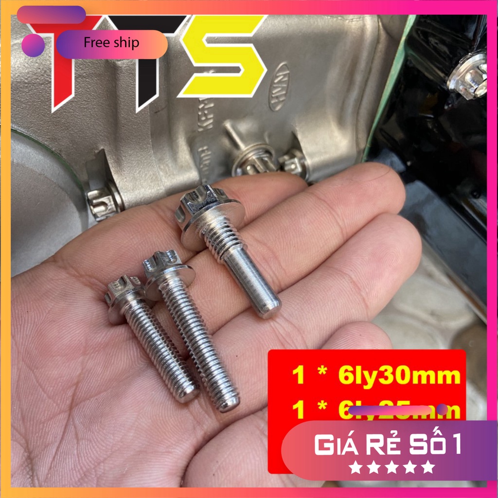 HCM  Bộ 3 ốc Salaya thái gồm 2 ốc chân lòng, 1 ốc bánh lòng cho xe WAVE, DREAM, SUPER DREAM ĐỒ CHƠI XE MÁY GIÁ SỈ