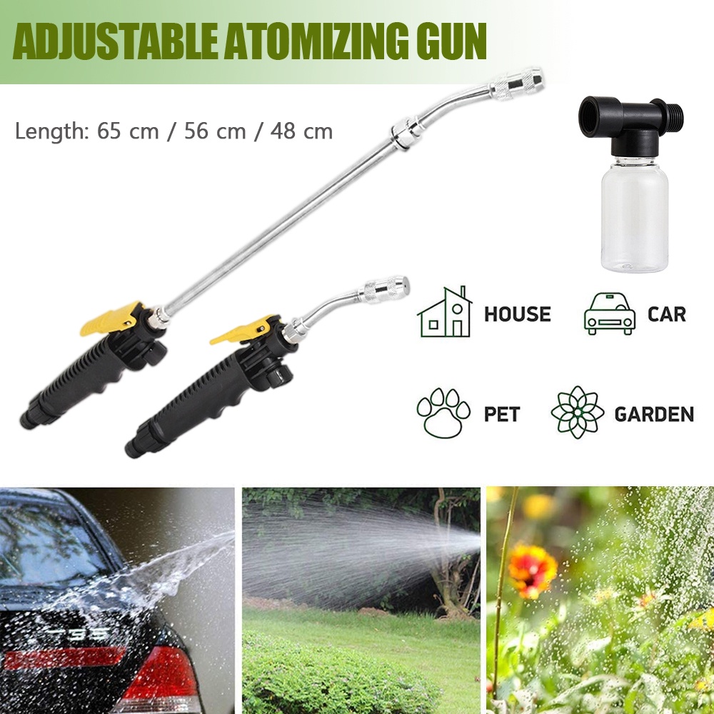 Súng Phun Nước Rửa Xe 48/56/65cm Áp Suất Cao Đa Năng