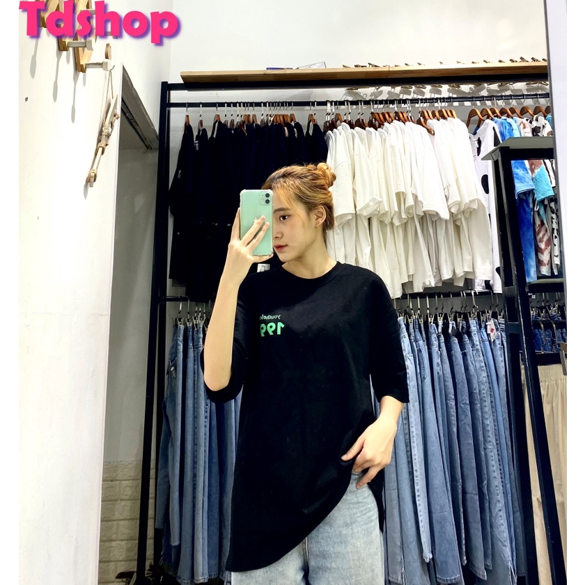 Áo Phông Tay Lỡ Unisex FreeSize BigSize Cao Cấp | Tdshopnt - A02