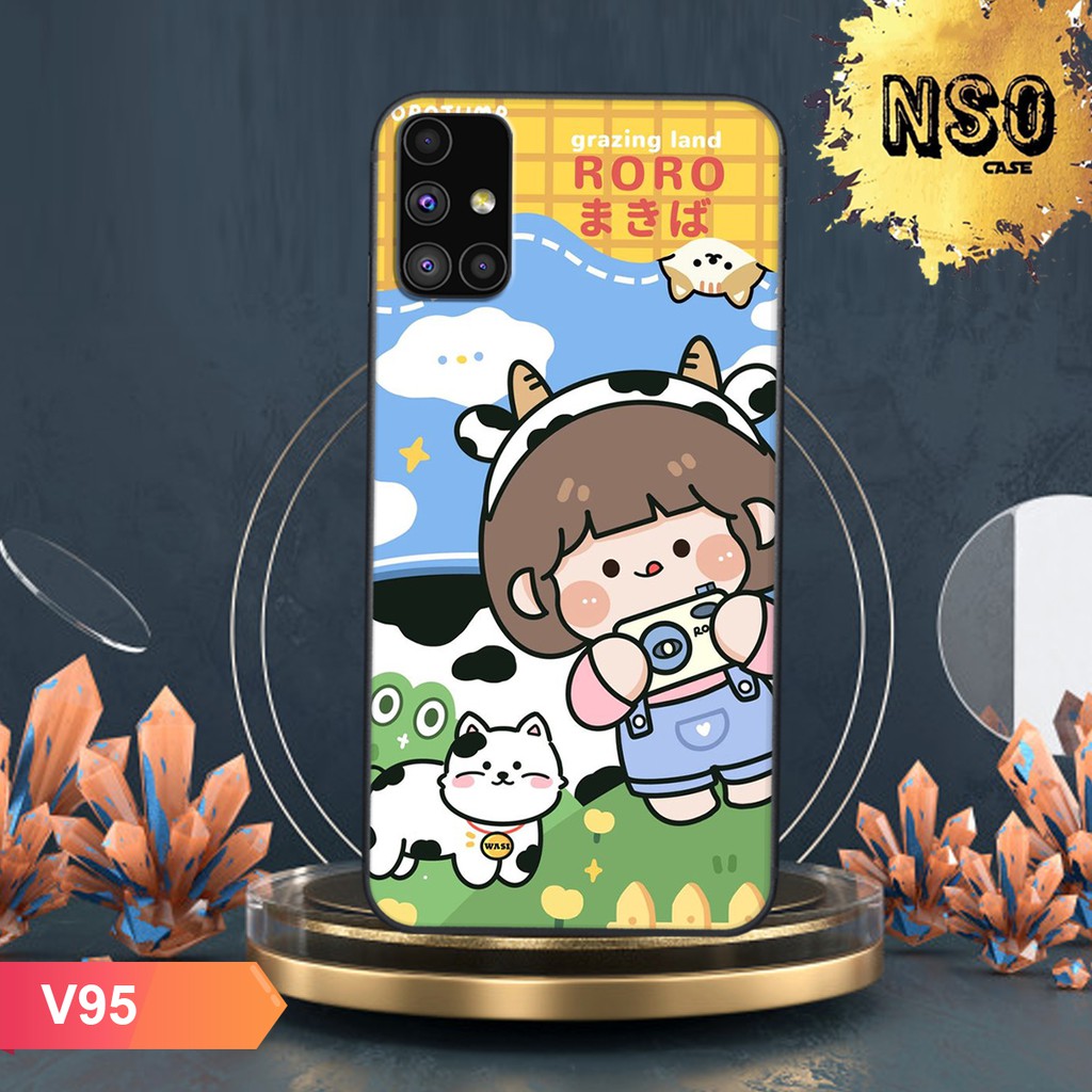 HÀNG HOT  ỐP Samsung M51- Samsung A51-Samsung A71 -Samsung A21S- Samsung A31- Samsung M21(M30S) In Hình Roro Jump Cute