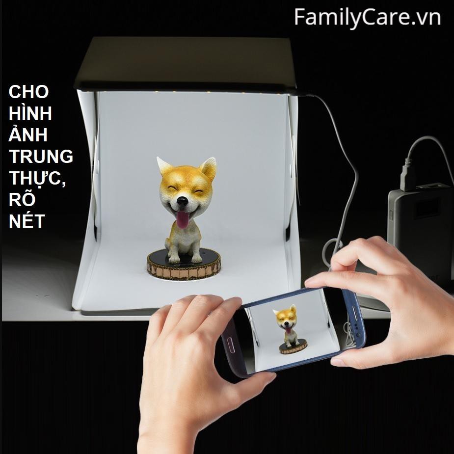 Hộp Chụp Sản Phẩm   - Quay Phim Như Studio, Kích Thước 20, 30, 40cm