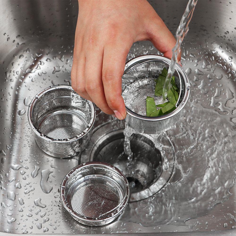 Dụng Cụ Lọc Rác Bồn Rửa Chén Bằng Thép Không Gỉ