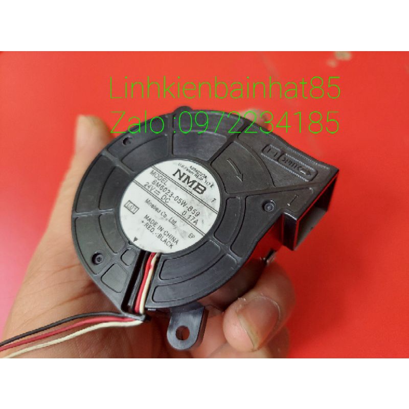 Quạt sò NMB 24v-0.17A tháo máy Nhật.