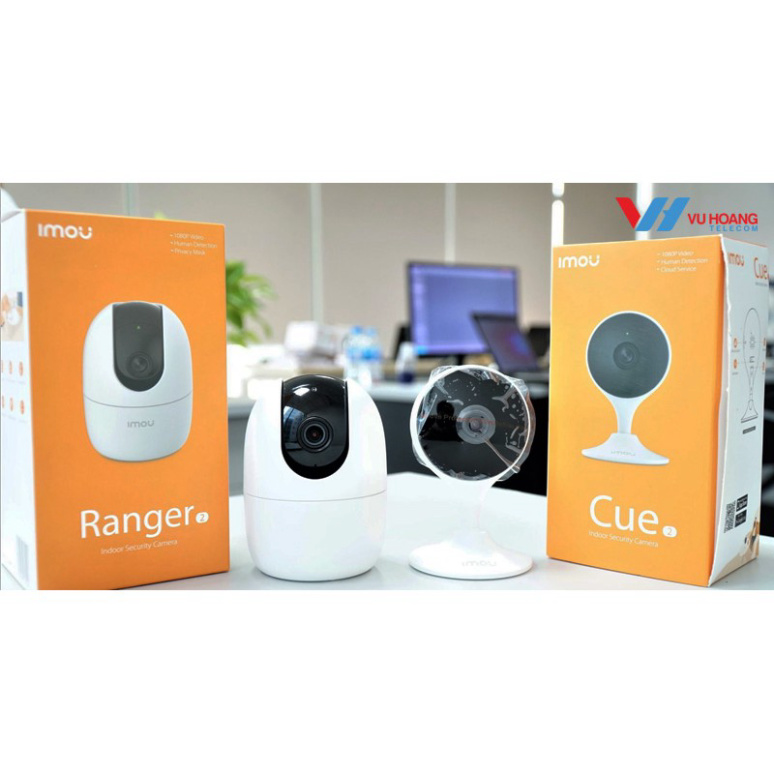 Camera IP 2MP 4MP XOAY 360 WIFI IMOU Ranger2 A22EP (1080P) A42P (2K) Full HD Còi Hú Báo Động Độ nét cao DAHUA C22EP Cue