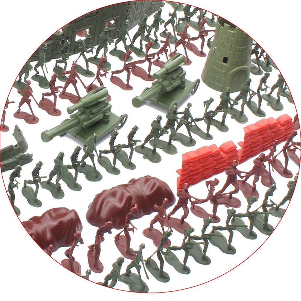 Set 519 mô hình đồ chơi người lính bằng nhựa