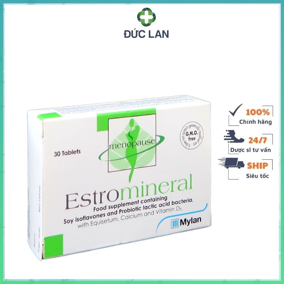 VIÊN UỐNG ESTROMINERAL CUNG CẤP ESTROGEN TỰ NHIÊN CHO CƠ THỂ, HỖ TRỢ CẢI THIỆN NỘI TIẾT TỐ NỮ
