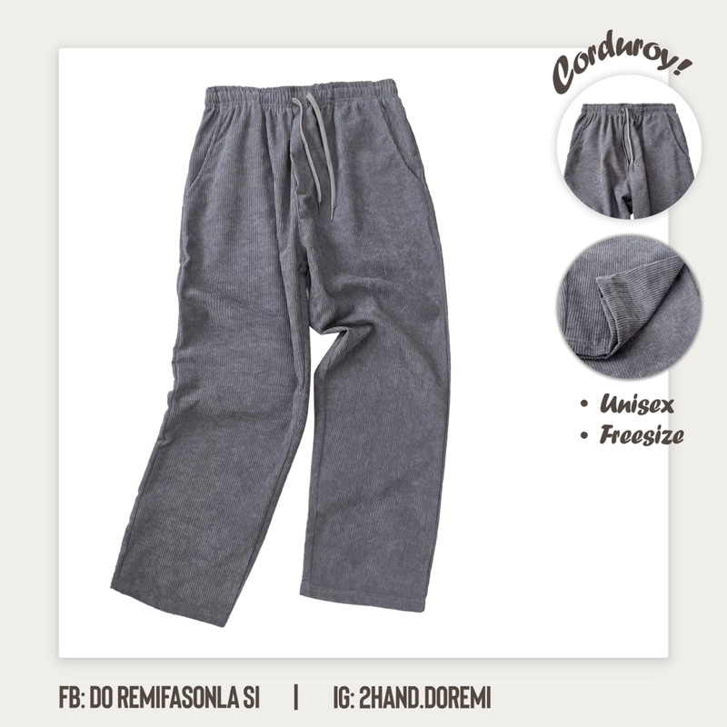 Quần Nhung Tăm Nam Nữ Ống Rộng Unisex - New - Quần Baggy Lưng Chun Freesize Siêu Đẹp