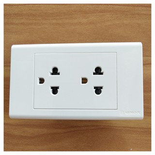 Ổ cắm 3 chấu - Công tắc Vanlock SINO Dòng S18 - Chính hãng