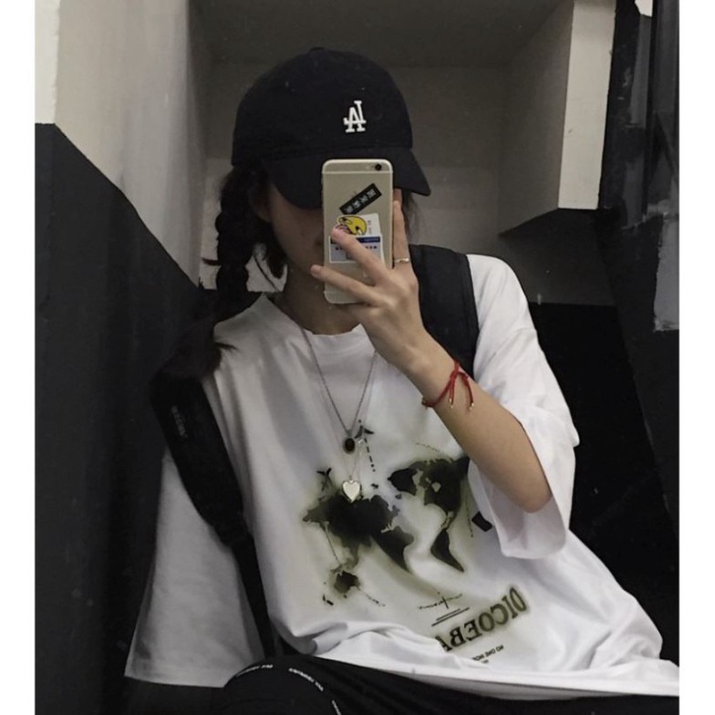 Áo thun tay lỡ Unisex Awesometee, áo phông form rộng ATL M201-84