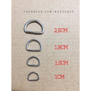 (gói 10) khoen chữ D (trắng) nguyên liệu thủ công, phụ liệu handmade]