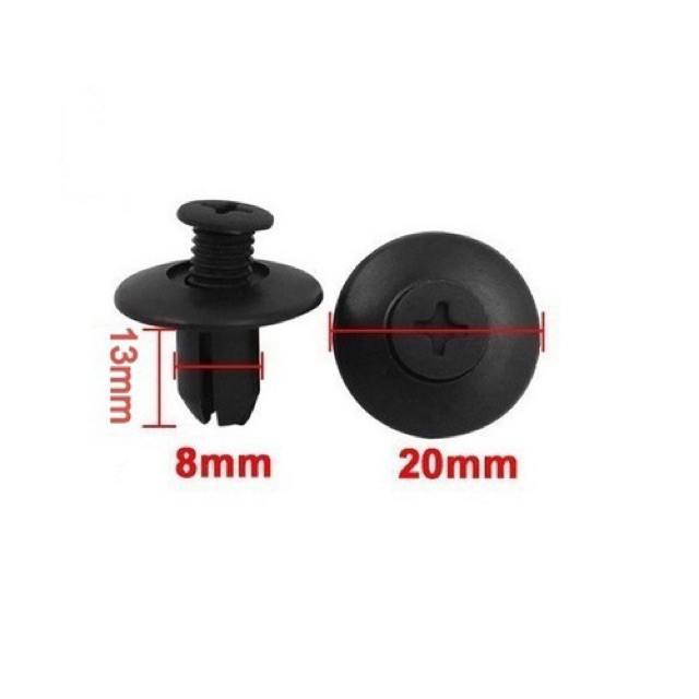 Chốt vít nở, vít nhựa lòng dè dùng cho xe hơi, ôtô