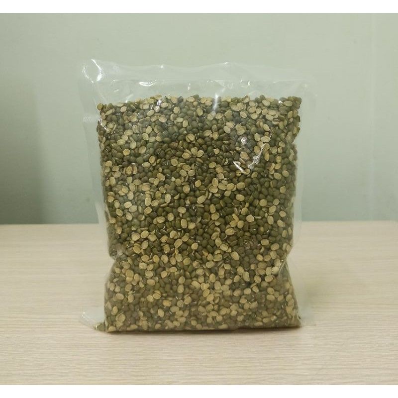 500g Đậu xanh tách hạt còn vỏ