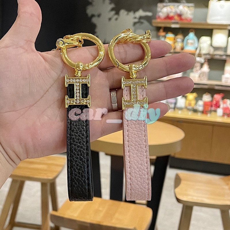 Móc Khóa Da PU Thiết Kế Mới Cao Cấp Thời Trang