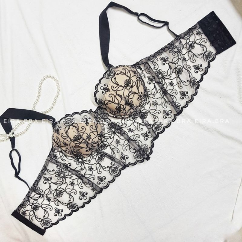 [C003] Áo CORSET ren gọng thời trang, mút mỏng, quai lụa [ HÌNH THẬT SHOP CHỤP]- EIRA.BRA