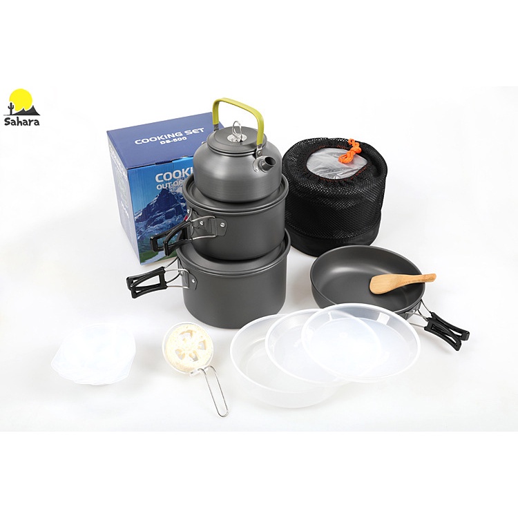 Bộ nồi dã ngoại cắm trại DS-508 dành cho 4-5 người