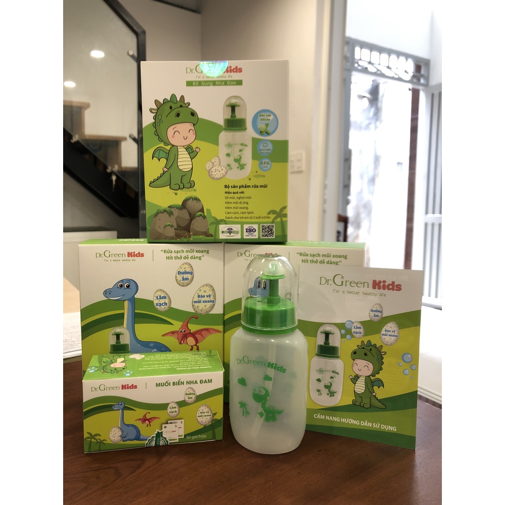 Bình rửa mũi trẻ em Dr.Green Kids
