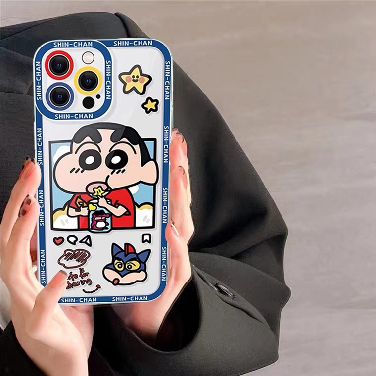 Ốp Điện Thoại Silicon Mềm Chống Sốc Họa Tiết Hoạt Hình Dễ Thương Cho Iphone 11 12 13 Pro Max Xr X Xs Max SE 2020 7 8 6 6S Plus