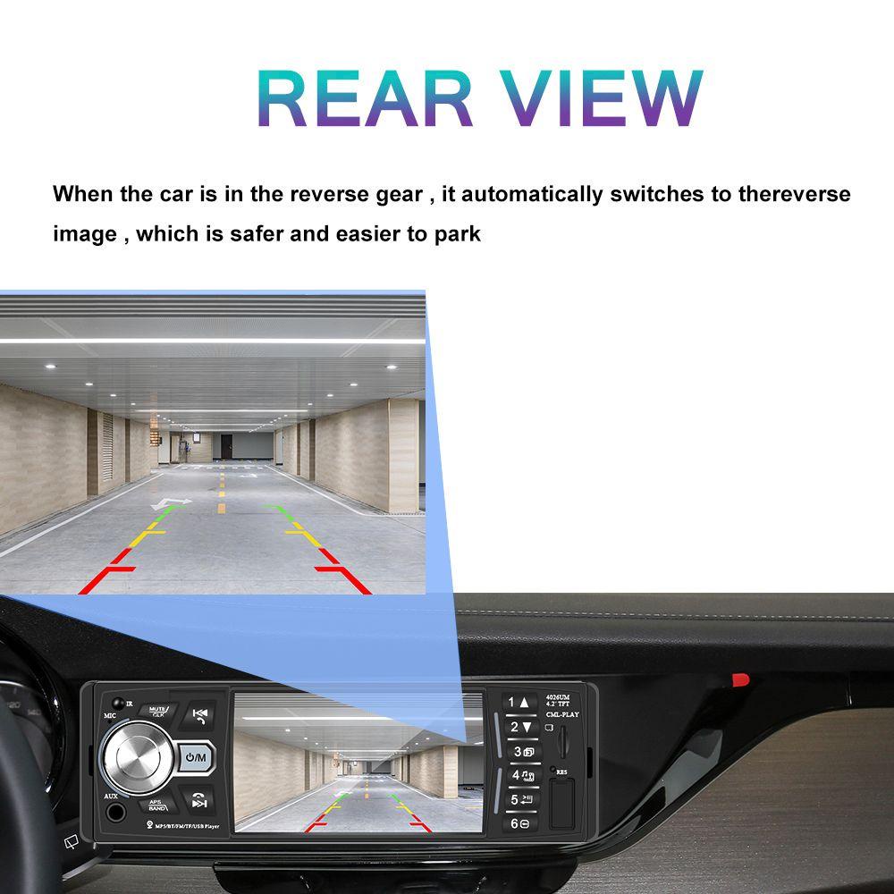 MAG Máy Nghe Nhạc MP5 Có Camera Gắn Kính Chiếu Hậu Xe Hơi