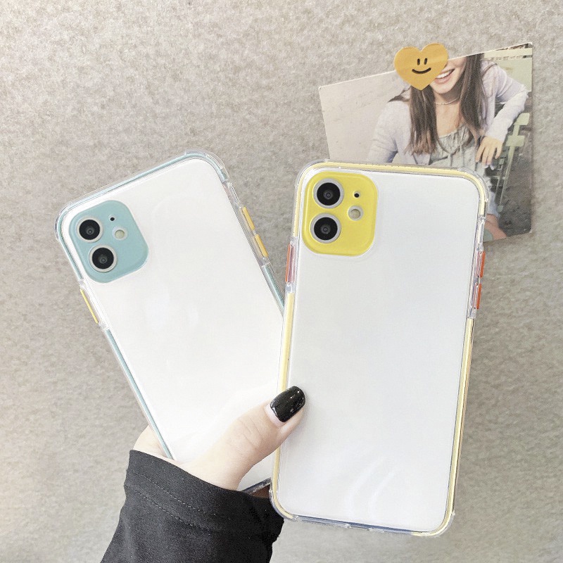 Ốp lưng iphone Full Cam viền màu chống trượt 6/6plus/6s/6splus/7/7plus/8/8plus/x/xs/11/12/13/14/pro/max/promax/plus
