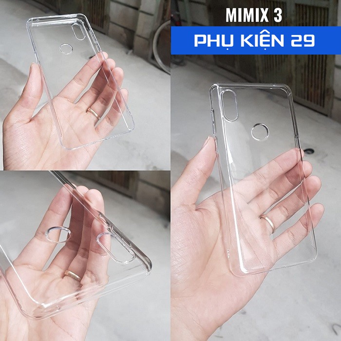 [Xiaomi MiMix 3/Mi Mix 3] Ốp cứng trong suốt