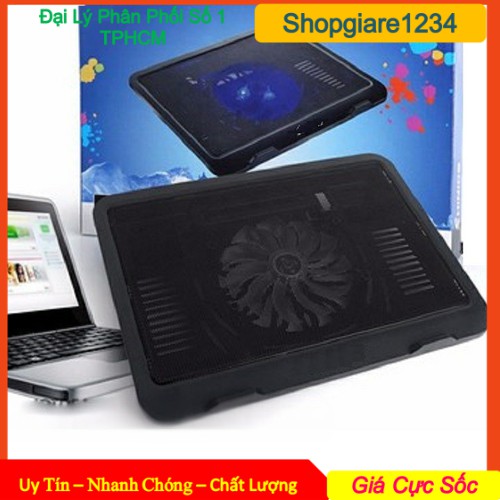 ĐẾ TẢN NHIỆT LAPTOP N19 / Q19 (loại 1) - Đèn Led, Quạt Chạy Êm - Full Box