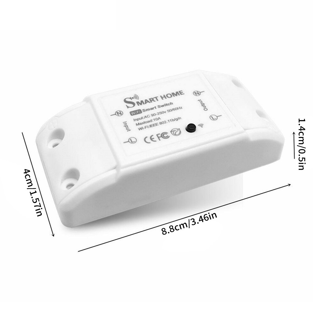 Tuya WiFi Smart Switch 2 4Ghz Wireless Remote Control Breaker 10A 2200W Timer Relay Switch Module