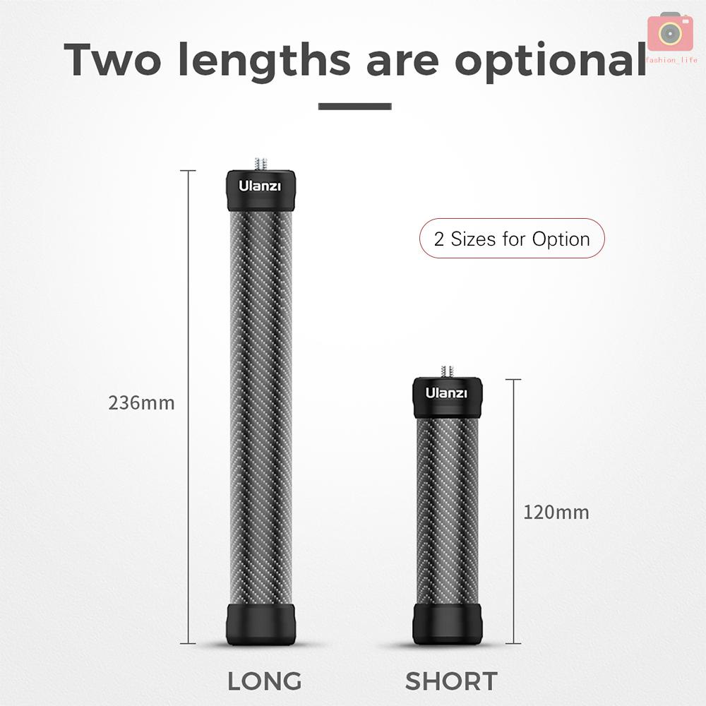 ULANZI Thanh nối dài sợi Cabron 23.6cm với ốc vít 1/4 thông dụng cho giá đỡ điện thoại/máy ảnh | BigBuy360 - bigbuy360.vn