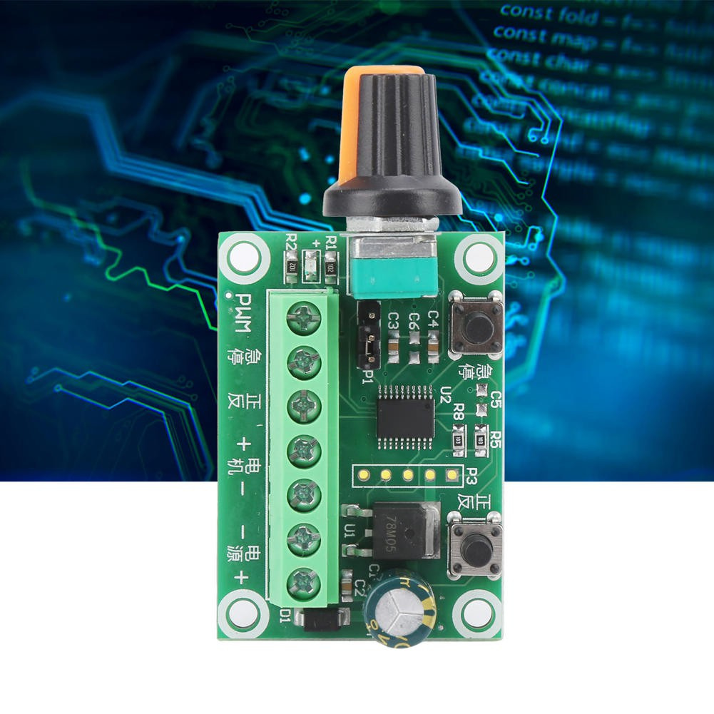 [Xiyijia] DC Brushless Motor Governor PWM Pulse Width Modulator CW CCW Stepless Speed Controller DC6‑30V