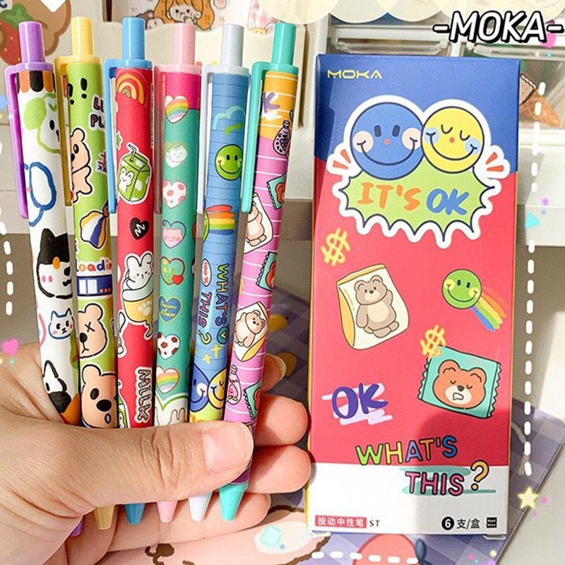 Bút Mực gel Kiểu Nhật Hàn Dễ Thương