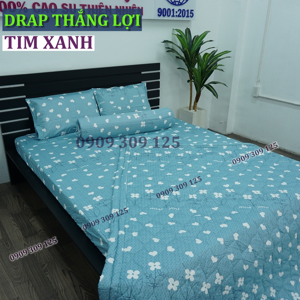( 5 món )bộ drap + mền Thắng lợi cotton cao cấp in logo | BigBuy360 - bigbuy360.vn