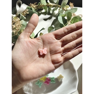 hạt butterfly đủ màu đục 6mm