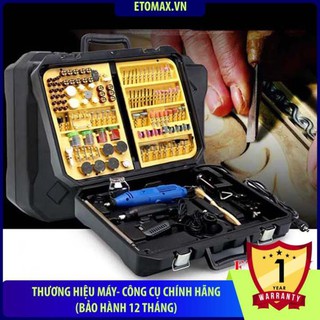 Bộ máy khoan mài, khắc mini đa năng v3, Tặng kèm máy phụ điều chỉnh 6 cấp tốc độ