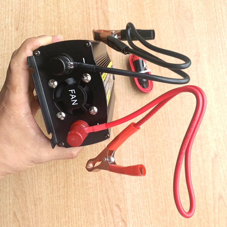 Bộ chuyển kích điện ắc quy từ 24V lên 220V Sóng sin chuẩn 500W dùng cho gia đình, xe tải lớn, nhà xưởng