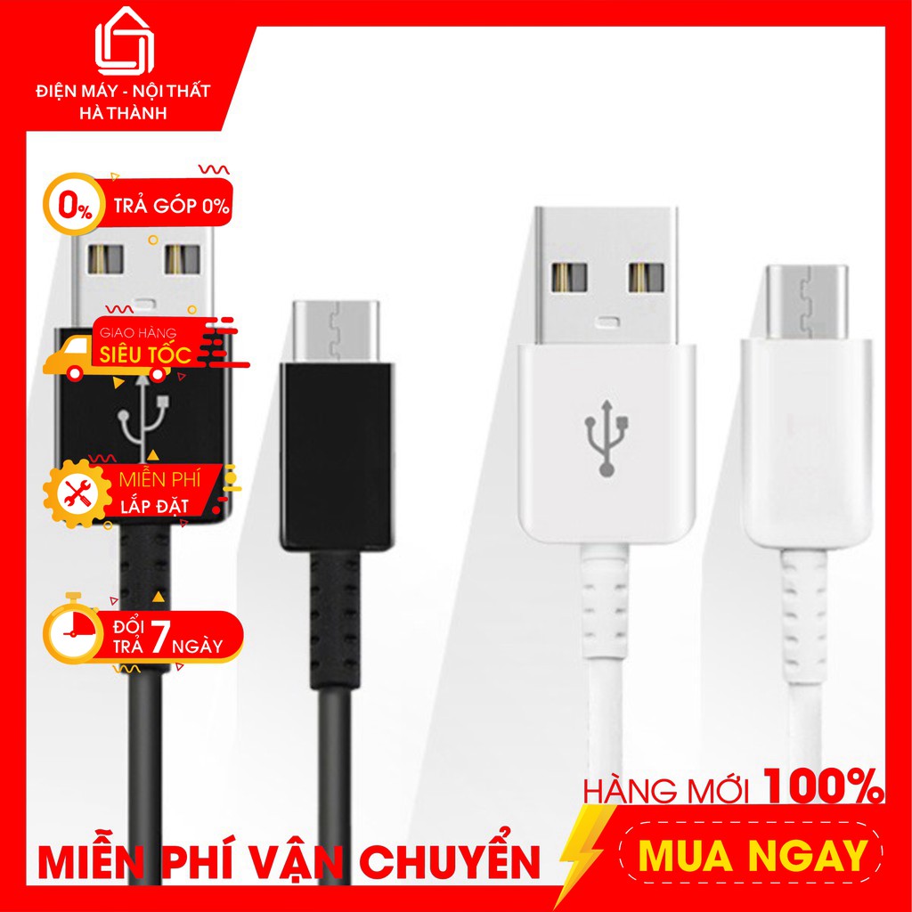 Cáp sạc USB Type - C Samsung Note 8 / 9 / S9, Gọn Nhẹ, Ổn Định Dòng Điện & Tốc Độ Sạc, Bảo Vệ Pin