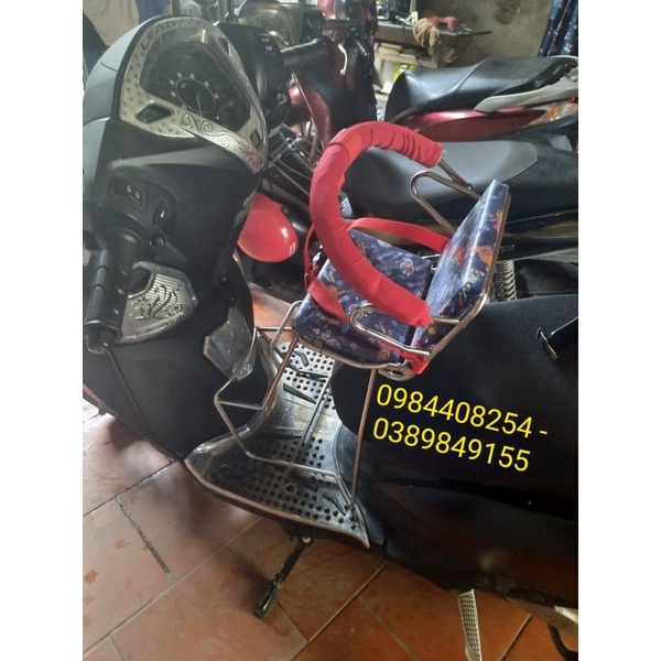 Ghế ngồi xe máy cho bé xe Vision có vòng