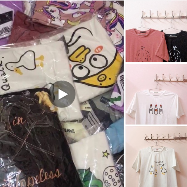 combo áo thun unisex cho khách