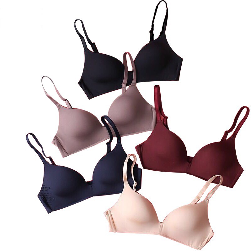 Áo ngực AOWEINISI mềm thoải mái ôm ngực không gọng thép đơn giản cao cấp