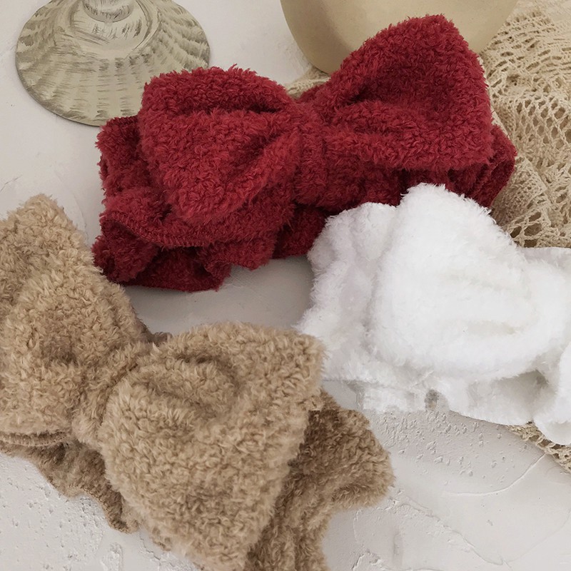 Băng đô nơ vải mềm mại phong cách Hàn Quốc thời trang dành cho nữ