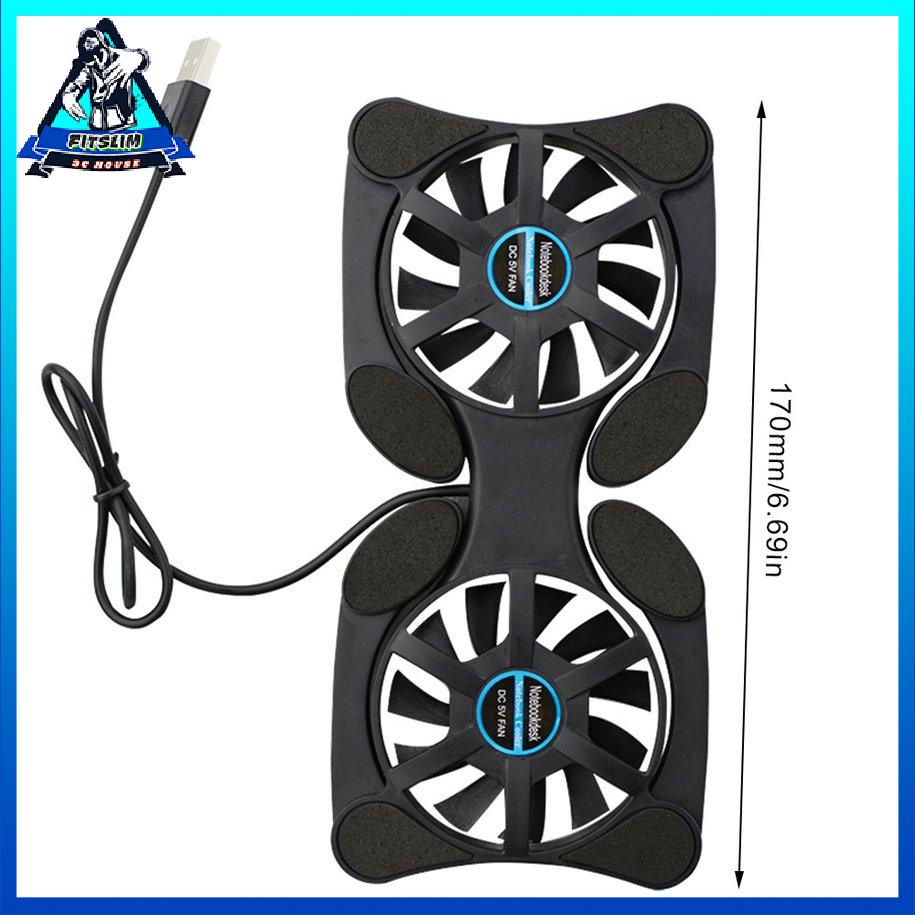 Quạt làm mát USB Máy làm mát CPU có thể gập lại Máy tính xách tay mini Octopus Quạt làm mát đôi [8/25]